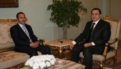 Almotamar Net - President Mohammed Hosni Mubarak has reiterated Egypt�s stand supporting Yemen, its unity, security and stability and its rejection of any foreign interferences in its internal affairs. 
