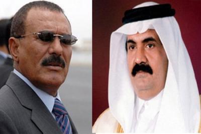Almotamar Net - President Ali Abdullah Saleh telephoned Qatars Emir Hamad bin Khalifa Al Thani on Thursday asking to urge Aljazeera Satellite Channel not to abuse its profession while reporting on the situation in Yemen. 