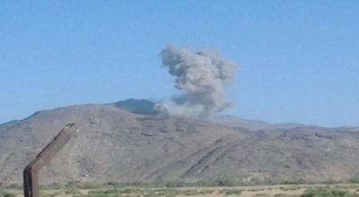 Almotamar Net - The Saudi aggressions warplanes waged on Thursday an air raid on the strategic Hailan Mountain in Serwah district of Mareb province.

A military official saidthat the raid coincided with the continuous bombing of the aggressions mercenaries with artillery and rockets on 