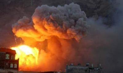 Almotamar Net - 
The Saudi aggression waged on Saturday several air raids on the Capital Sanaa, a security official said.

The raids targeted the 21st September Park, previously known as the first armored division, and al-Seyanah area in al-Thawra district, the official added.
