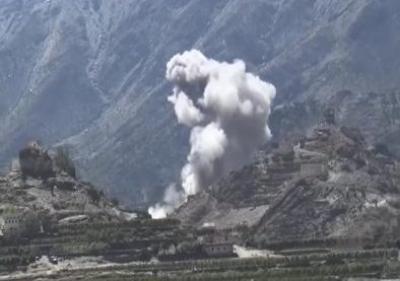 Almotamar Net - The Saudi fighter jets launched on Sunday five air raids on Nehm district of Sanaa province, a security official said.

The war jets targeted Maswarah area with five raids, two of which hit the house, the official said.

