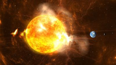 المؤتمر نت - توقع خبراء الفضاء أن تضرب عاصفة شمسية الأرض في نهاية هذا الأسبوع بعد انطلاق "تيار عالي السرعة" من الشمس.. مع هبوب رياح شمسية عالية السرعة على الأرض