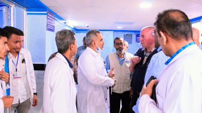 المؤتمر نت - أطلع وفد من منظمة الصحة العالمية، اليوم على احتياجات هيئة مستشفى الثورة العام بمحافظة الحديدة