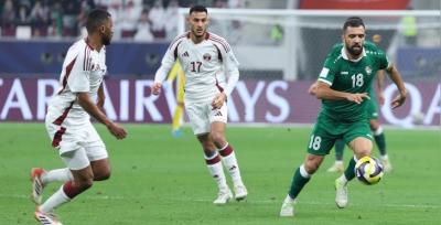 المؤتمر نت - أفلت منتخب سوريا من هزيمة محققة أمام مضيفه القطري وتعادل معه 1-1 في مباراة مجنونة شهدها ملعب خليفة الدولي مساء اليوم