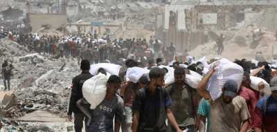 المؤتمر نت - تحذيرات من انهيار العمل الاغاثي بغزة